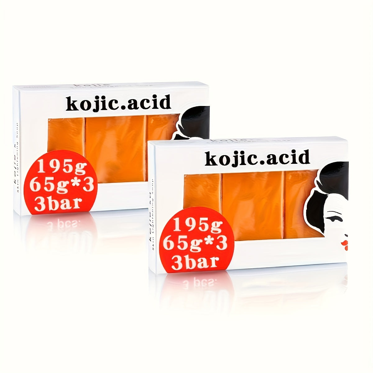 2 Boxes of 3pcs Curd Acid Handmade Soap Essential Oil Soap - Cleanses Skin, Softens Beard, Improves Skin Texture - Brightens Skin Tone - Suitable for All Skin Types